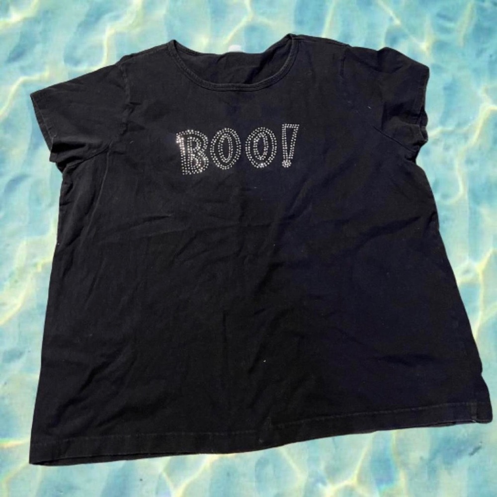 Spooky season! Bedazzled Tshirt!